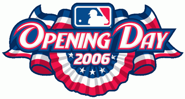 MLB Opening Day 2006 Primary Logo iron on transfers for clothing